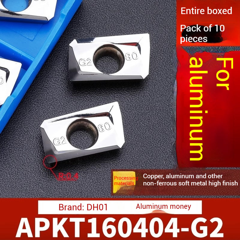 1026-CNC milling inserts APMT1135 carbide 1604 milling inserts fast feed R0.8 coated rough milling cutter grains Shandong Denso Pricision Tools Co.,Ltd.